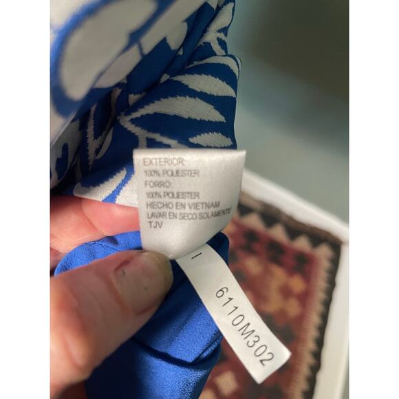 Alex Marie Marian Lillian Blue & White Floral Cap Sleeve Dress. Sz 4. EUC. - Picture 5 of 6